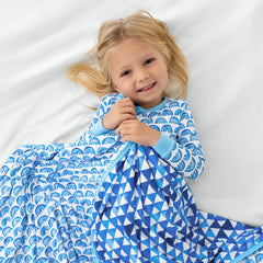 Blue Rainbows Large Cloud Blanket®