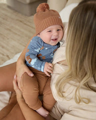 Chestnut Brown Sweater Beanie Hat