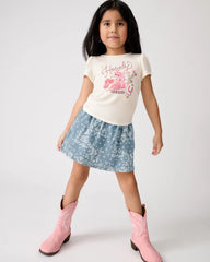 Bandana Blues Denim Skort