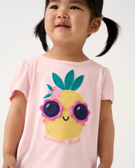 Summer Mood Puff Sleeve Tee