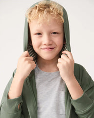 Moss Zip Hoodie