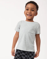Light Heather Gray Relaxed Pocket Tee