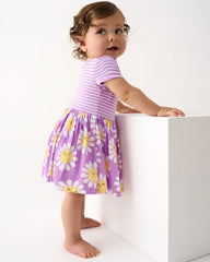 Flower Power Skater Dress with Bodysuit