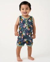 Tropical Garden Henley Romper
