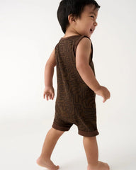Dino Maze Henley Romper