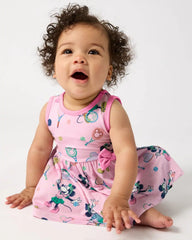 Disney Mickey Mouse & Minnie Mouse Match Twirl Dress with Bodysuit