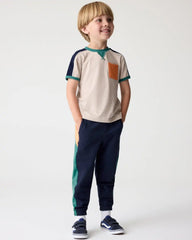 Classic Navy Panel Jogger