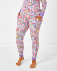 Disco Rainbows Women's Pajama Pants