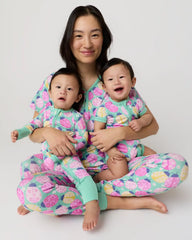 Ladybug Meadow Women's Short Sleeve Pajama Top