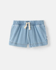 Light Blue Denim Shorts