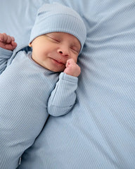 Light Fog Ribbed Mini Cloud Blanket®