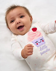 Little Sweetie Puff Sleeve Bodysuit