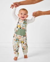 Mini Builders Overall Romper