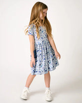 Patchwork Indigo Patch Pocket Dress