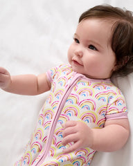 Pastel Rainbows Shorty Zippy