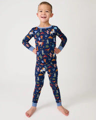 Blue Rancher Roundup Two-Piece Pajama Set