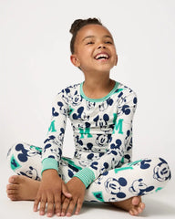 Disney Varsity Mickey Mouse Two-Piece Pajama Set
