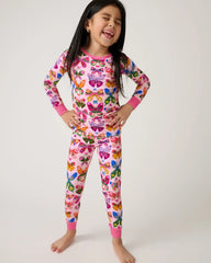Flutter Garden Two-Piece Pajama Set