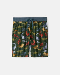 Roar & Explore Green Men's Pajama Shorts
