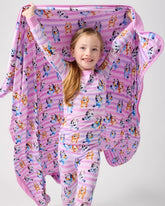Bluey Dance All Day Pink Large Cloud Blanket®