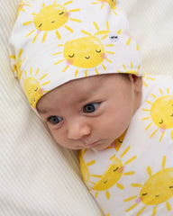 Sunshine Swaddle & Beanie Set