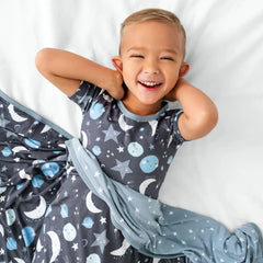 Blue To the Moon & Back Large Cloud Blanket®