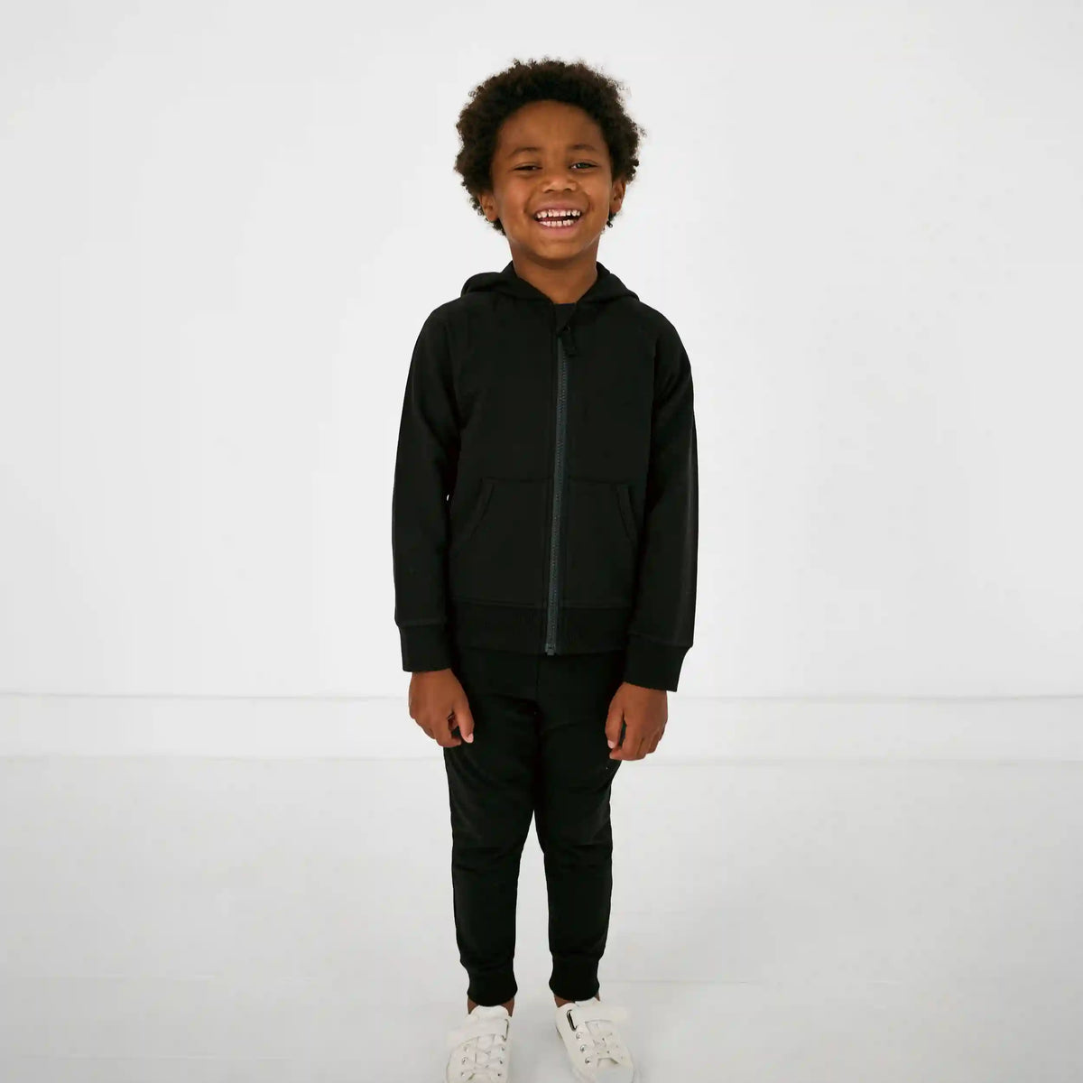 Black Zip Hoodie