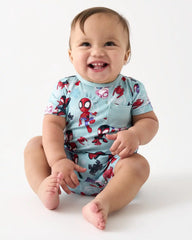 Spidey & His Amazing Friends Tiny Webs Pocket Shorty Romper