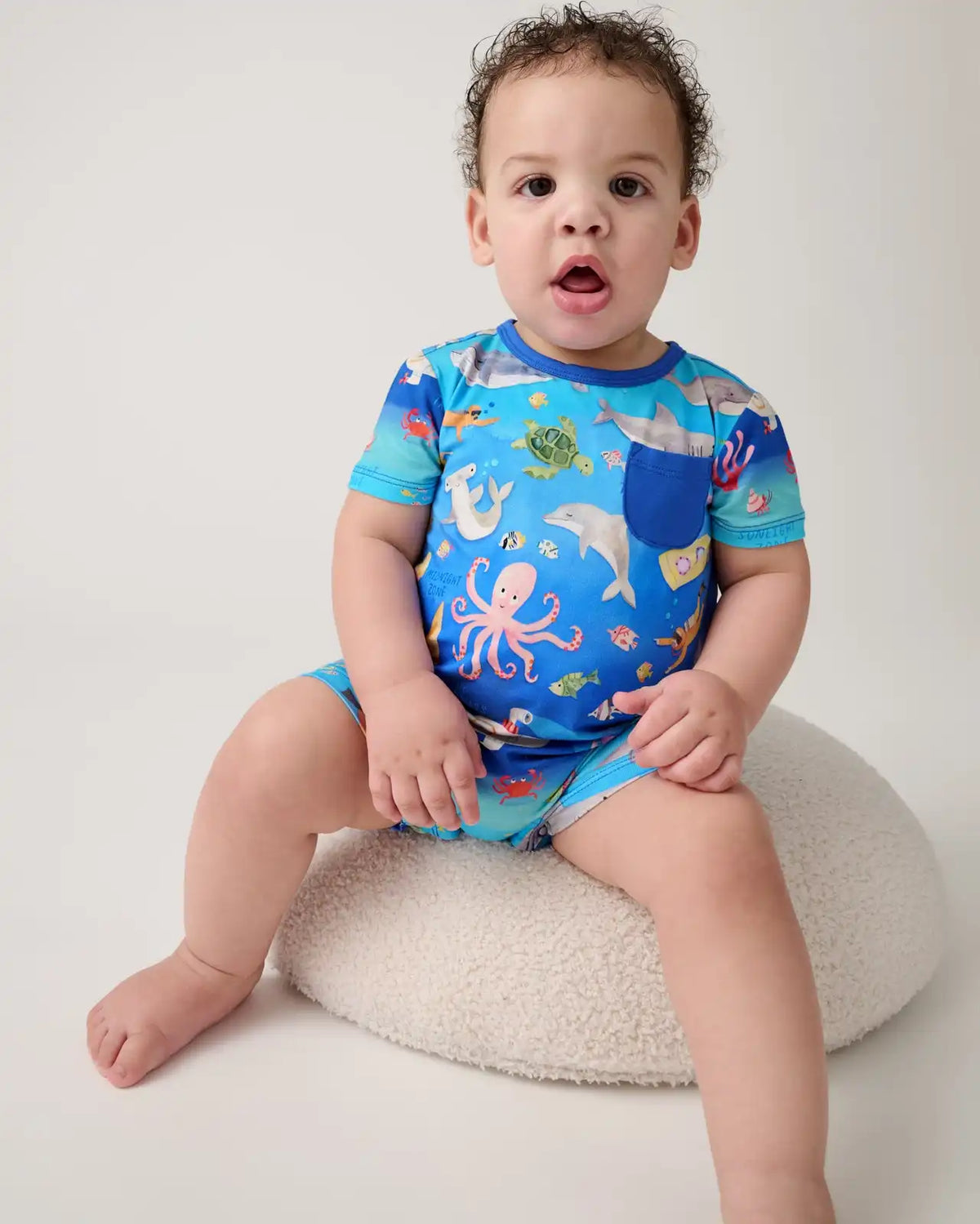 Underwater Discovery Pocket Shorty Romper