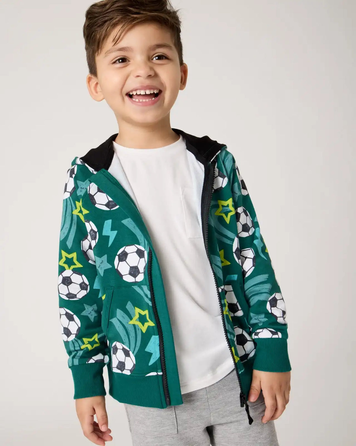 Soccer Stars Zip Hoodie