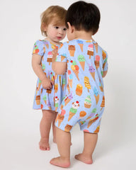 Scoop Squad Pocket Shorty Romper