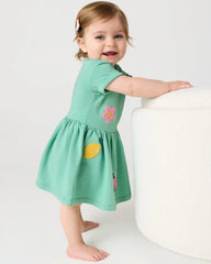 Garden Party Short Sleeve Dress with Bloomer