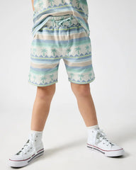 Swell Stripes Drawstring Shorts