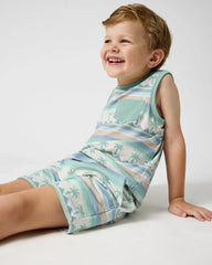 Swell Stripes Pocket Tank