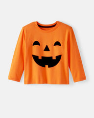Jack-O'-Lantern Long Sleeve Relaxed Tee
