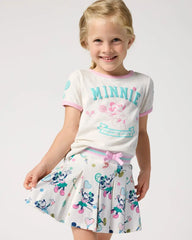 Disney Mickey Mouse & Minnie Mouse Match Pleated Skort