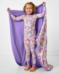 Disco Rainbows Large Cloud Blanket®