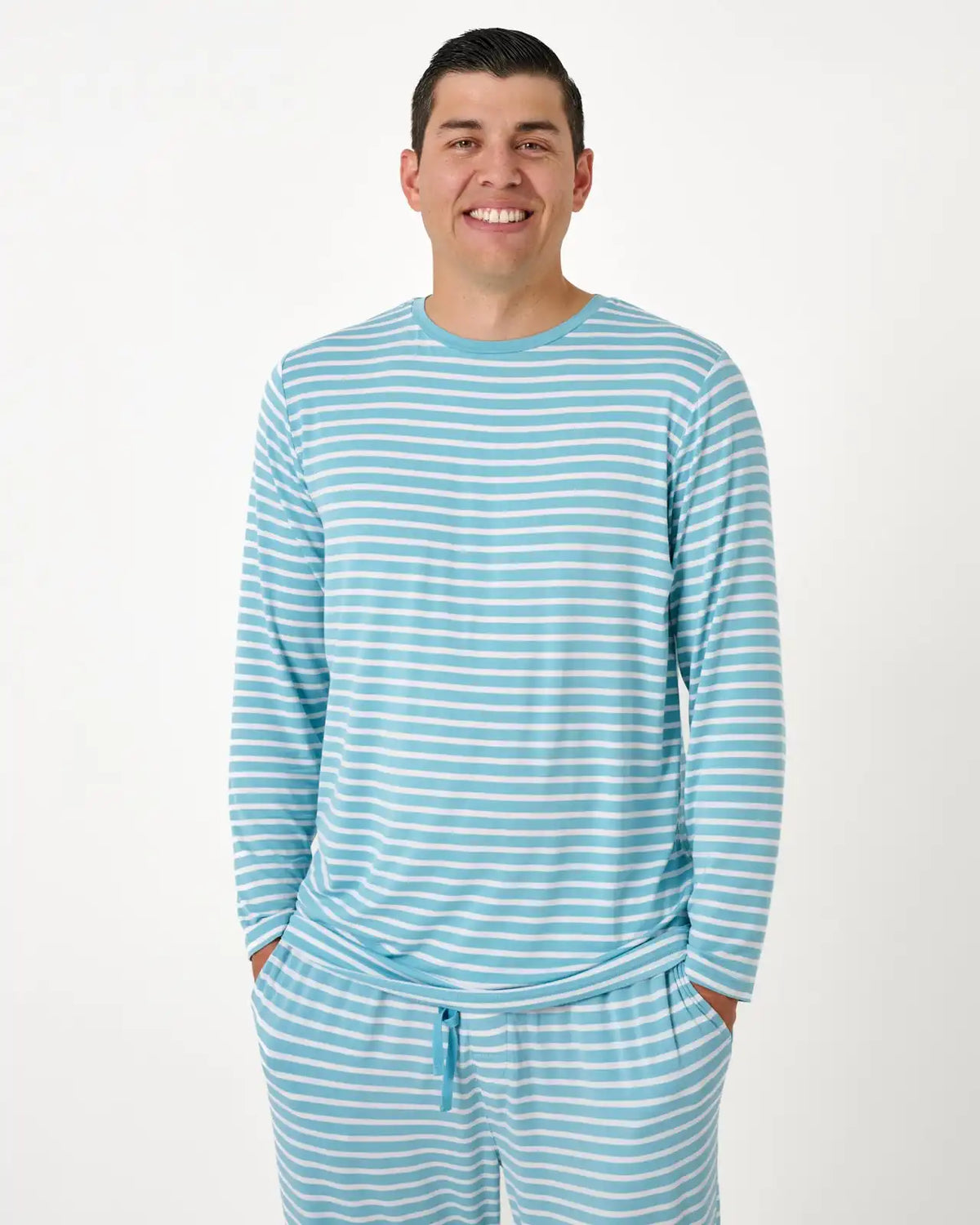 Dockside Stripe Men's Long Sleeve Pajama Top