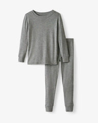 Heather Gray Two-Piece Pajama Set