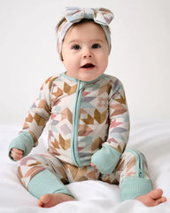 Kaleidoscope Dreams Ribbed Luxe Bow Headband