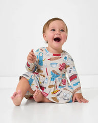 Little Chef Twirl Dress with Bodysuit