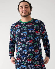 Monster Truck Madness Men's Long Sleeve Pajama Top