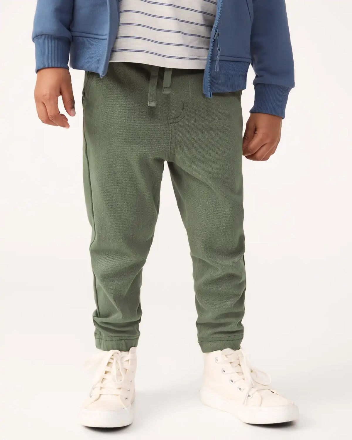 Olive Denim Jogger