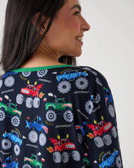 Monster Truck Madness Women's Pajama Top