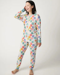 Positive Vibes Women's Long Sleeve Pajama Top