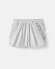 Light Heather Gray Dolphin Shorts