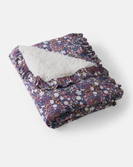 Midnight Petals Ruffle Mini Cloud Blanket®