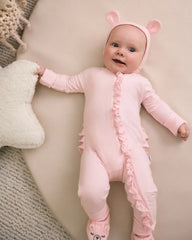 Prima Pink Bear Bonnet