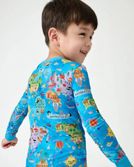 Around The World Two-Piece Pajama Set