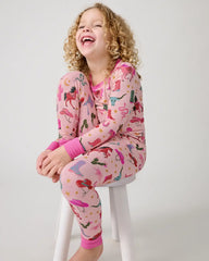 Pink Rancher Roundup Two-Piece Pajama Set